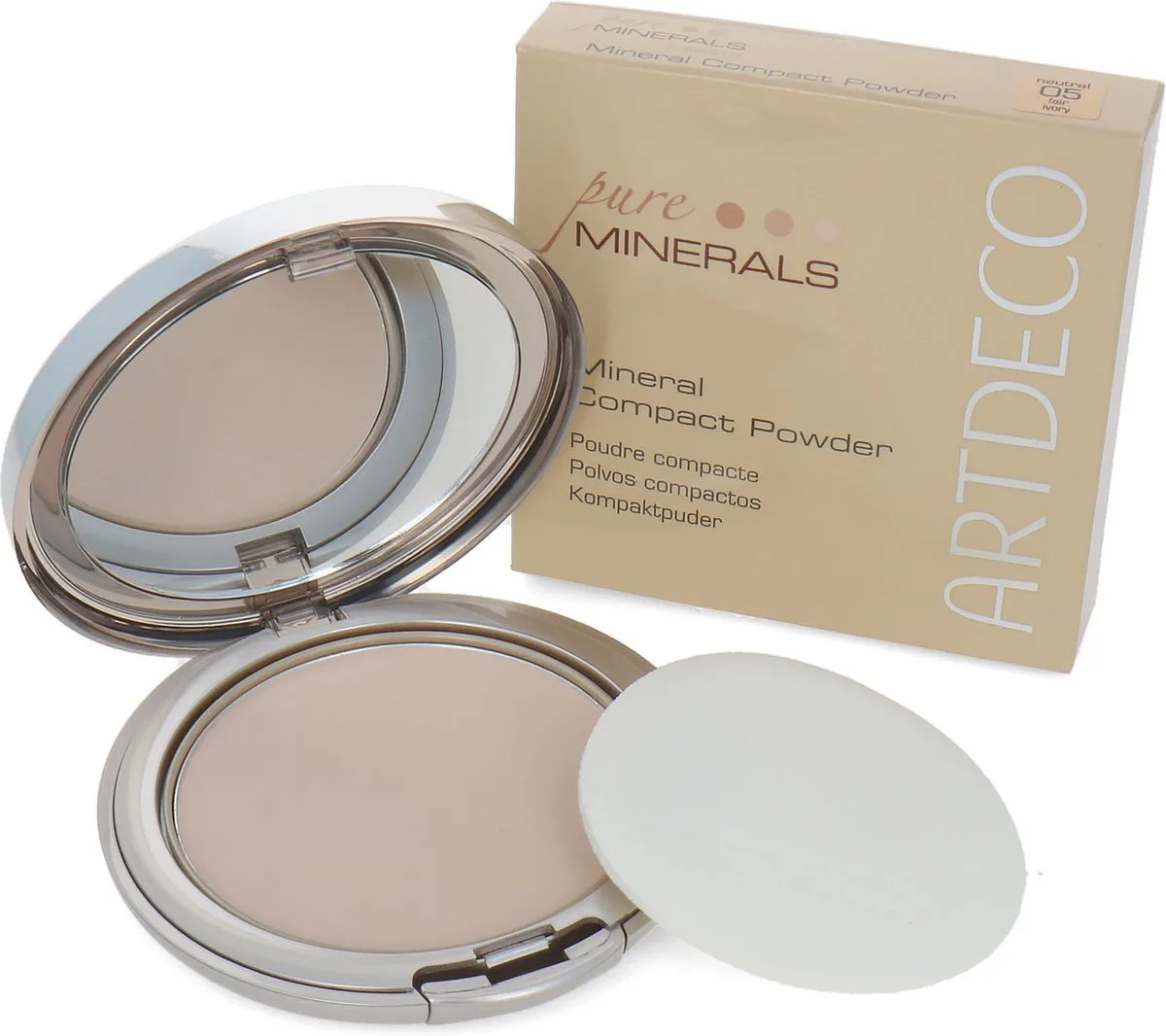 Pure Minerals Compact Poeder - Neutral 05 Fair Ivory fra ARTDECO i 05 Fair Ivory – produktbillede