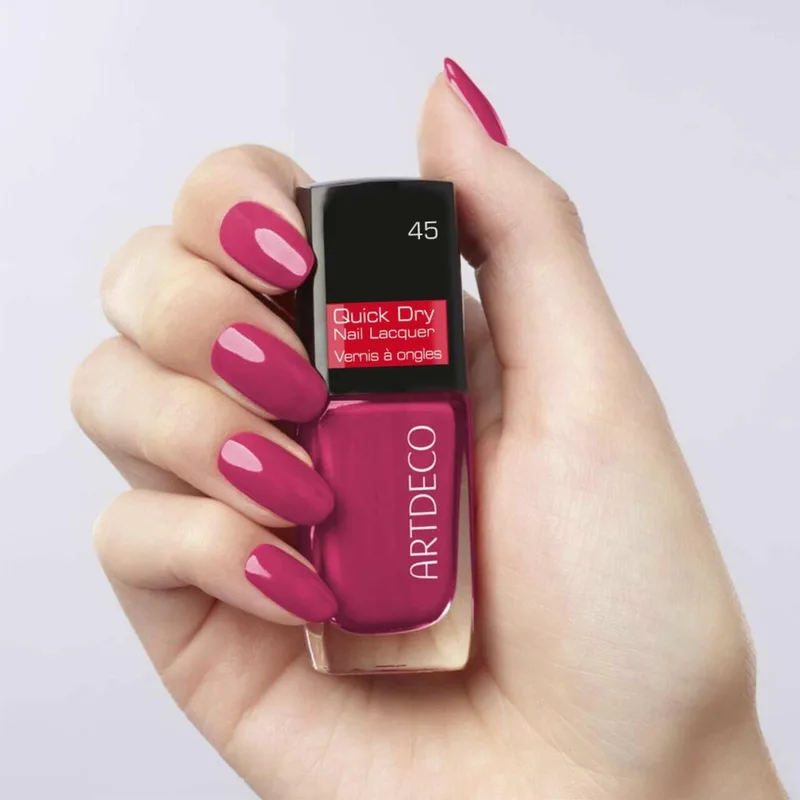 Quick Dry Nail Lacquer van ARTDECO in 45-raspberry tart – productfoto 2 van 4