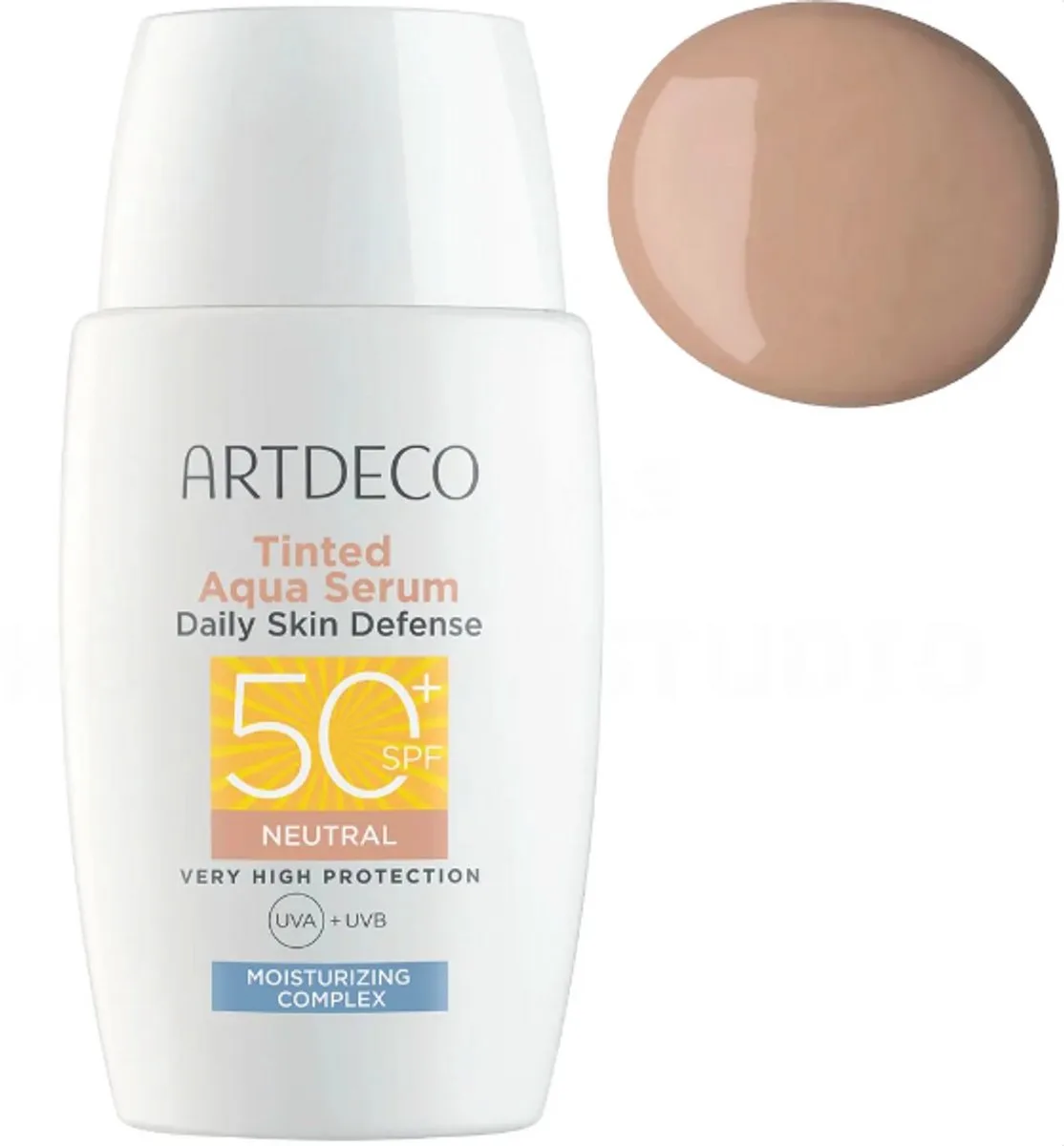 Tinted Aqua Serum - Daily Skin Defense - SPF 50+ UVA & UVB - Neutral by ARTDECO in 40 ml – product photo