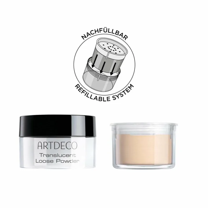 Translucent Loose Powder Refill de ARTDECO en 05-Translucent Medium – photo du produit 5 sur 5