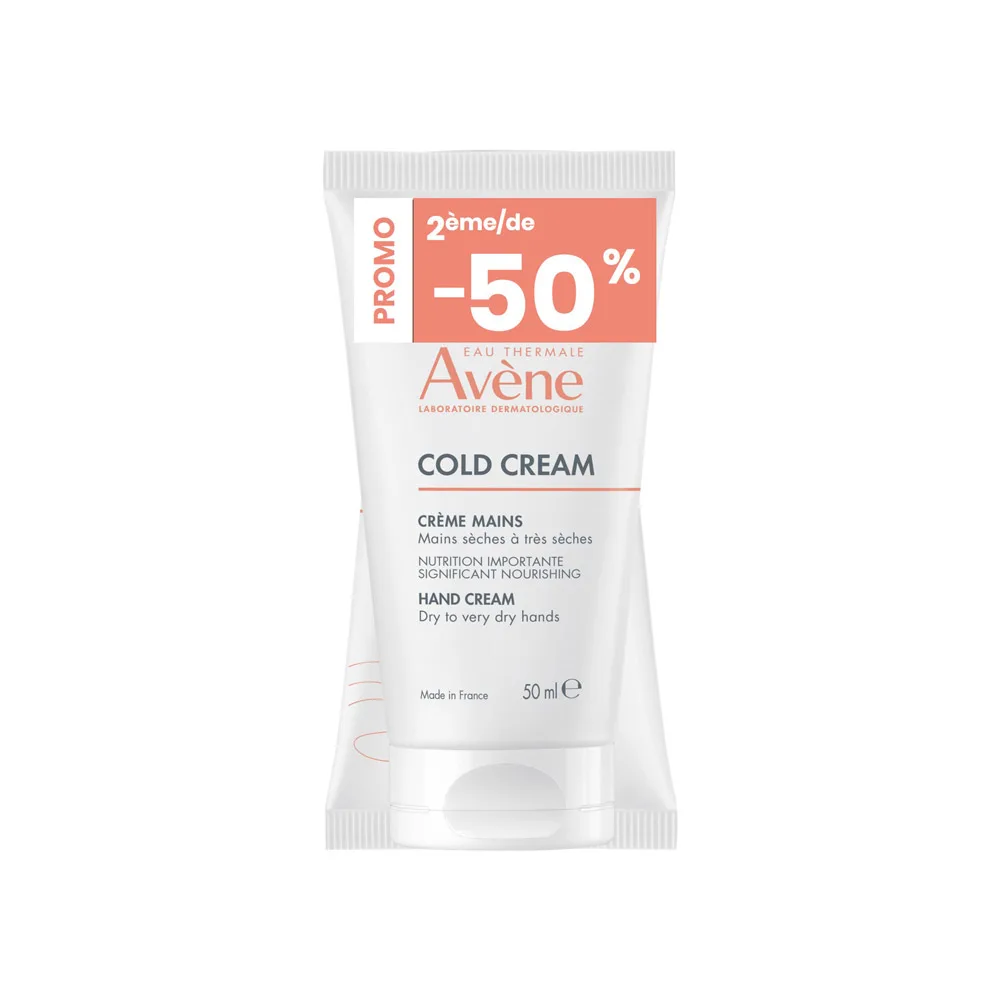 Cold Cream Handcrème Zeer droge handen Duo 2x50ml de Avène – photo du produit