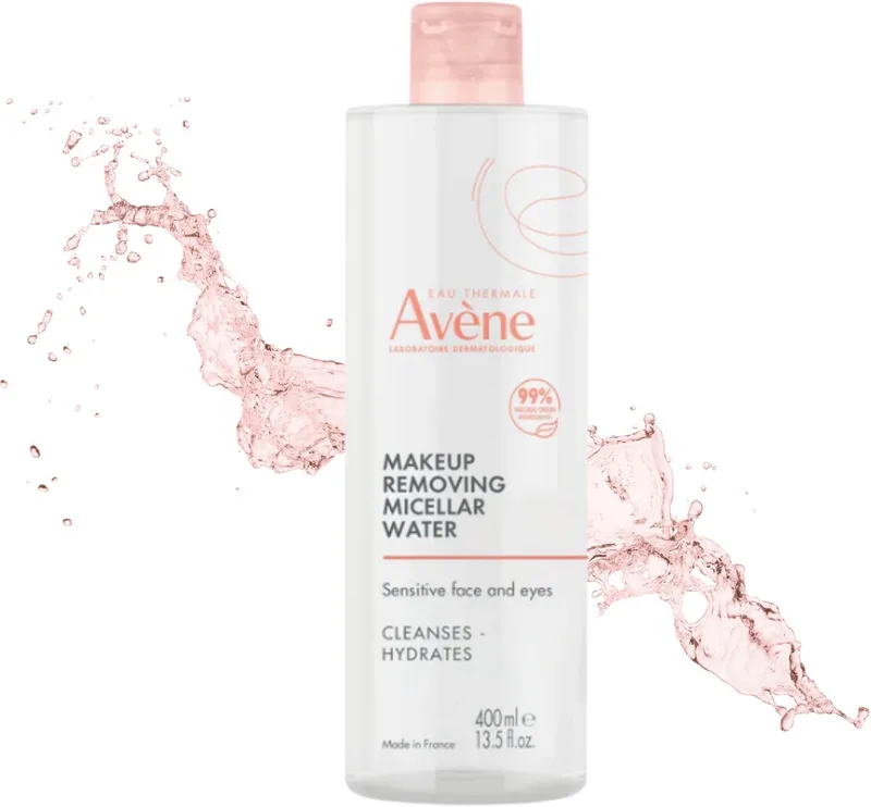 Eau Thermale - Micellair Water - Make-up Remover - Voor Gevoelige Huid - 99% Natuurlijk von Avène in 400 ml – Produktfoto