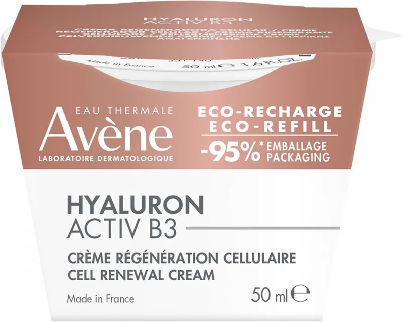 Hyaluron Activ B3 Celvernieuwende Crème Navulling von Avène in 50 ml – Produktfoto