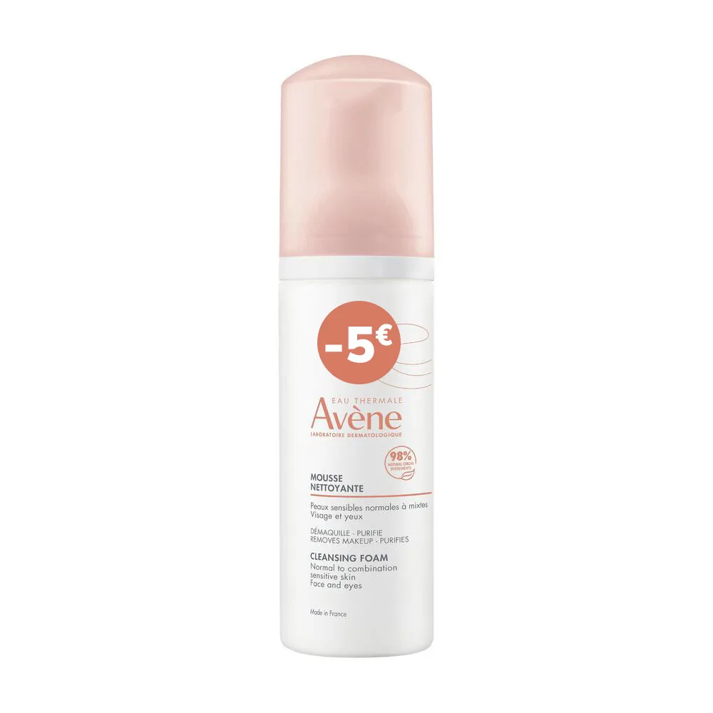 Les Essentiels Reinigende mousse,Gevoeliege gelaat & ogen PROMO -5€ van Avène in 150 ml – productfoto