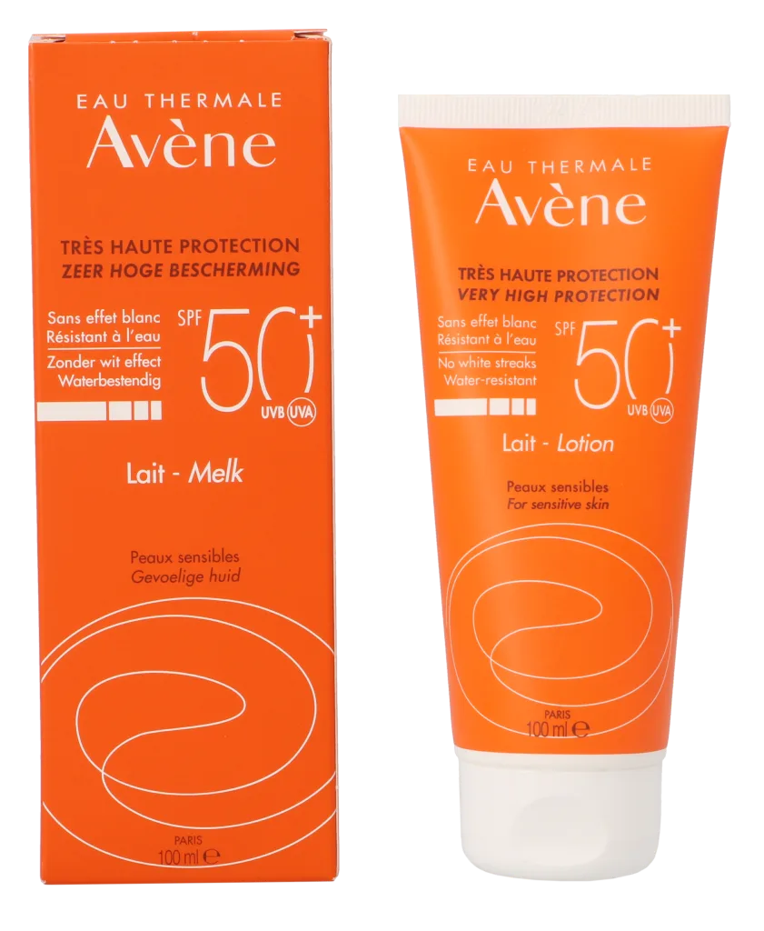 Sun Care Lotion SPF50+ Zonbescherming fra Avène i 100 ml – produktbillede