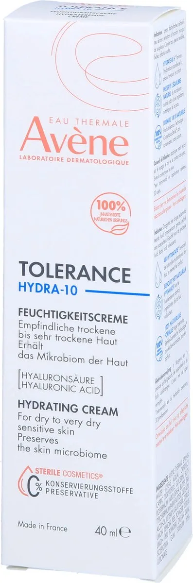 Tolerance Hydra 10 Hydraterende Crème van Avène – productfoto