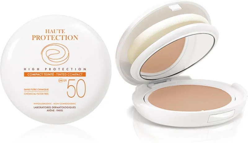 Zon Compact Crème Sable SPF50 - Zonnebrand von Avène in Niet bekend, 10 ml – Produktfoto