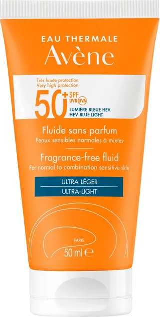 Zon Fluide SPF50+ - Zonnebrand von Avène in 50 ml – Produktfoto 1 von 3