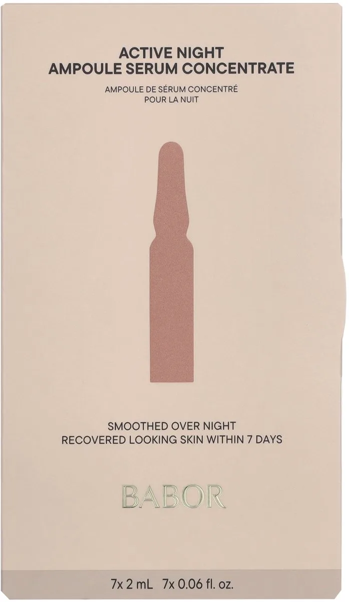 Active Night Ampoule Serum Concentrate - 7 x 2 ml von Babor in 14 ml – Produktfoto