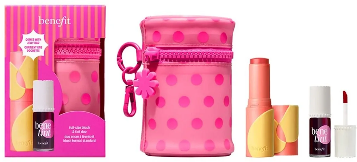Color Crew - Benetint en Juice Stick gel blush - Make-up Cadeauset från Benefit – produktbild