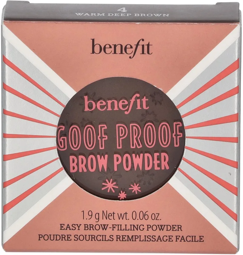 Goof Proof Brow Powder - Warm Deep Brown - 1,9G by Benefit in #4 Warm Deep Brown – product photo