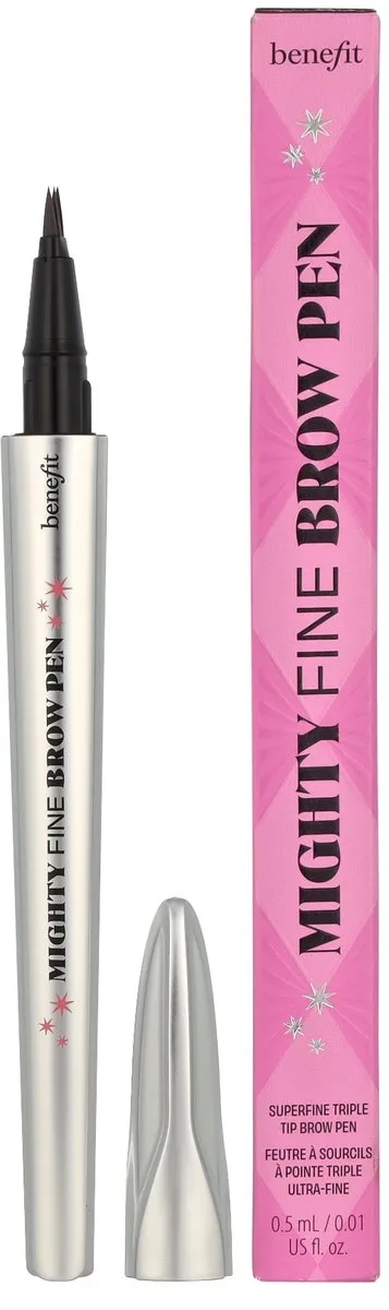 Mighty Fine Brow Eyebrow Pencil van Benefit in #4 Warm Deep Brown – productfoto