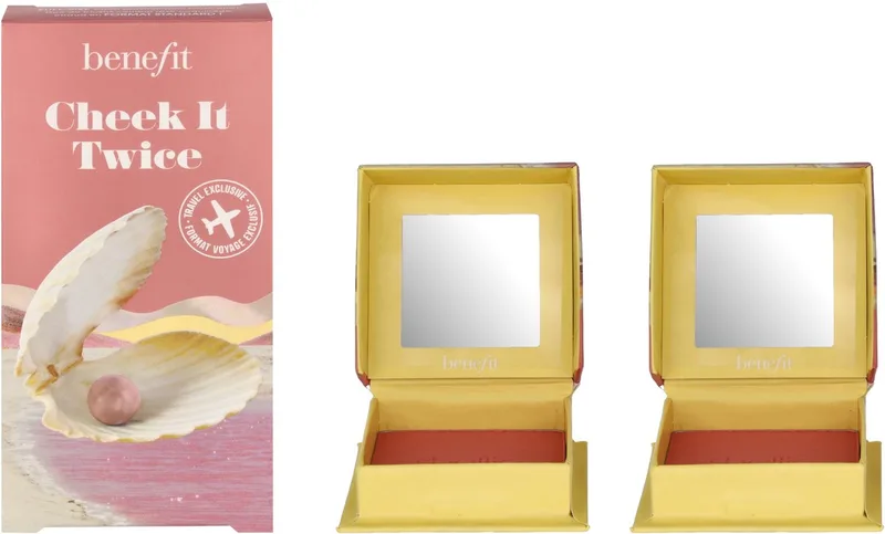 Shellie Blush Cheek It Twice - Gift Set Tvářenek 2 X 6 G fra Benefit i 2x6gr – produktbillede