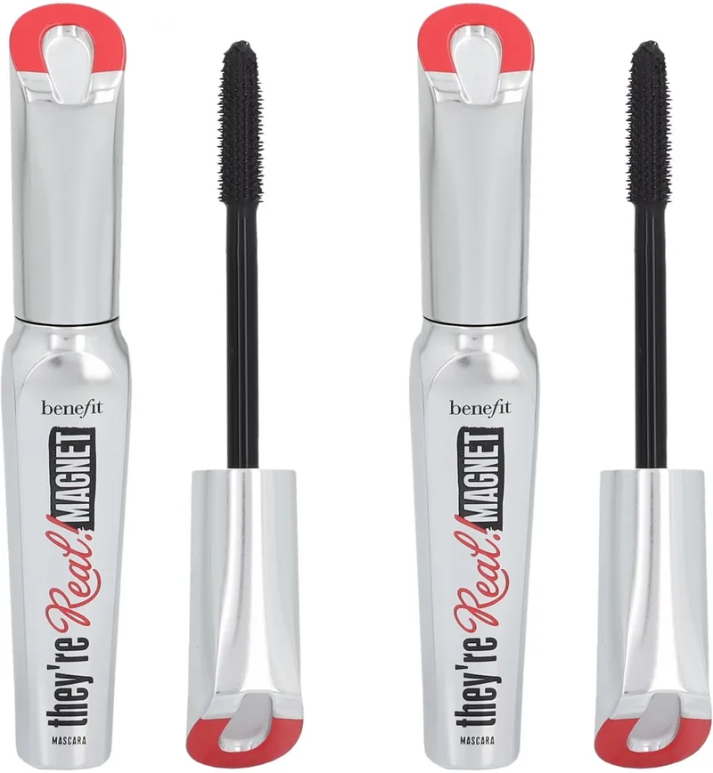 They're Real! Magnet Extreme Lengthening Mascara DUO Set 2 stuks von Benefit in 2x9gr – #1 Supercharged Black – Produktfoto