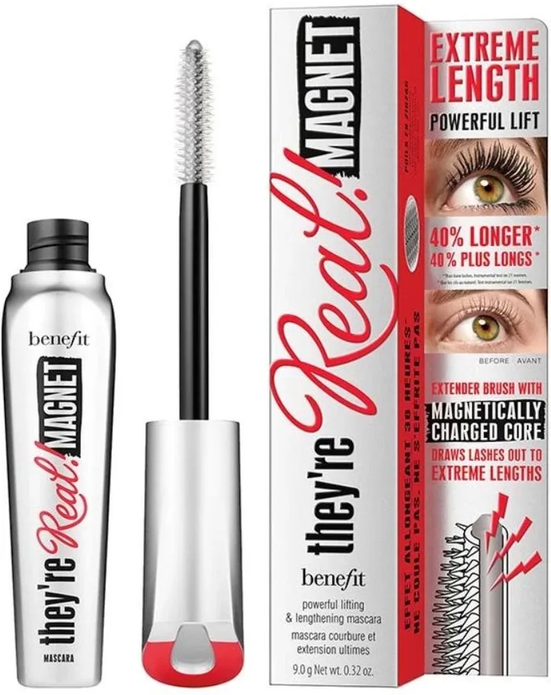 They're Real! Magnet Mascara - 9gr fra Benefit i Supercharged Black – produktbillede