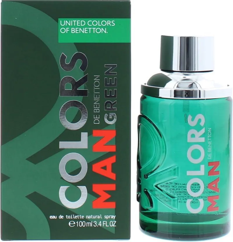 Colors Man Green Eau de toilette by Benetton in 100 ml – product photo