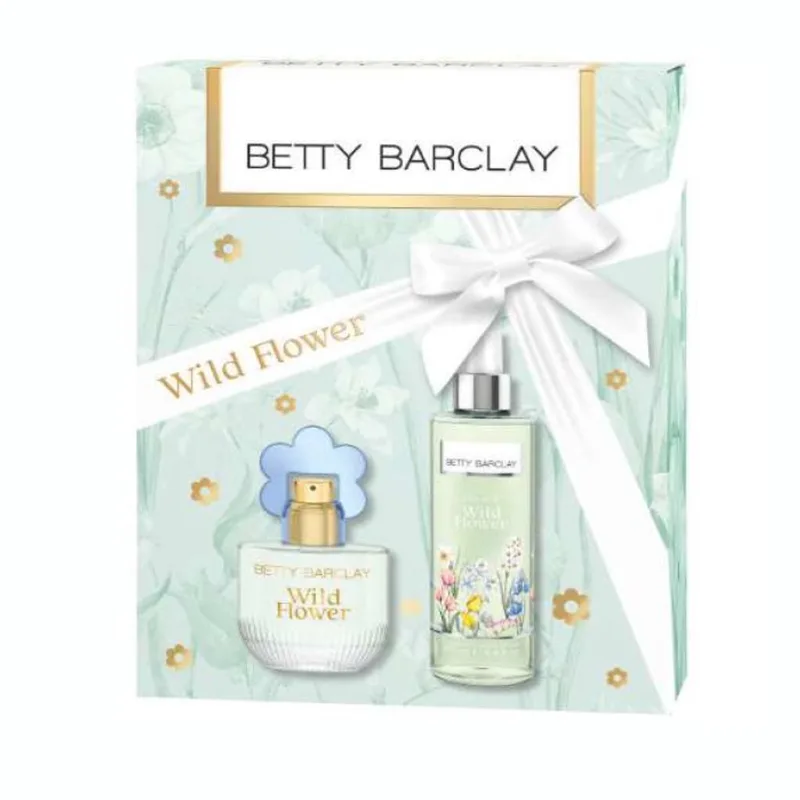 Wild Flower eau de toilette 20 ml + body spray 250 ml - Geschenkset dames von Betty Barclay – Produktfoto