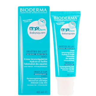 ABCDerm Babysquam Cradle Cap Cream fra Bioderma i 40 ml – produktbillede 2 af 2