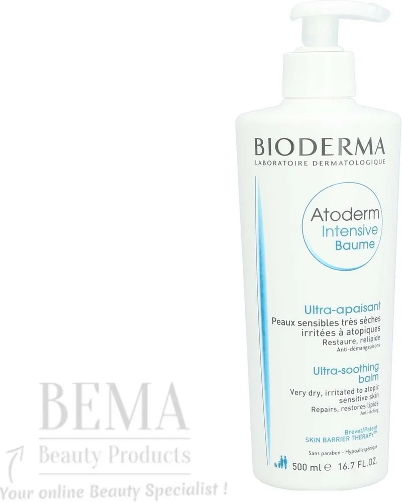 Atoderm Intensive Baume - Ultra Soothing Balm voor gezicht en lichaam fra Bioderma i 500 ml – produktbillede 1 af 3