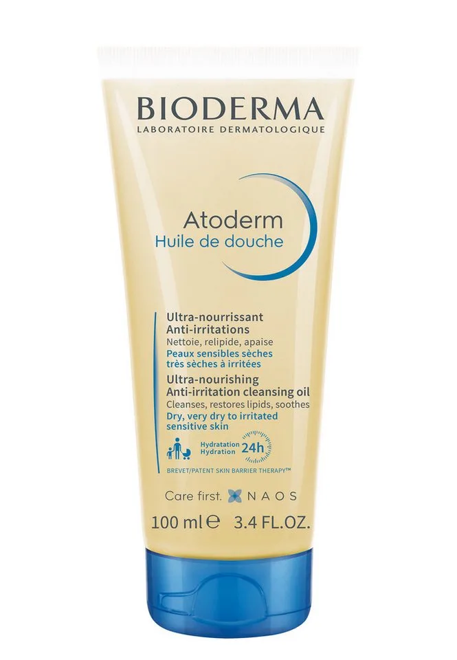 Duschgel Atoderm Huile de douche, pflegt intensiv, wirkt nährend & lindert Spannungsgefühle fra Bioderma – produktbillede