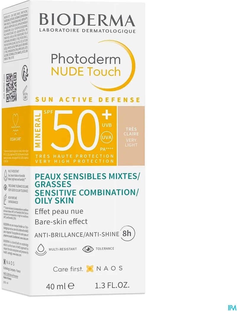 Photoderm Nude Ip50+ Heel Licht fra Bioderma i 40 ml – produktbillede