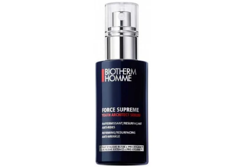 Anti-Falten-Serum Force Supreme Youth Architect 2×50 ml Duo, für festere, glatter wirkende Männerhaut von Biotherm – Produktfoto 2 von 3