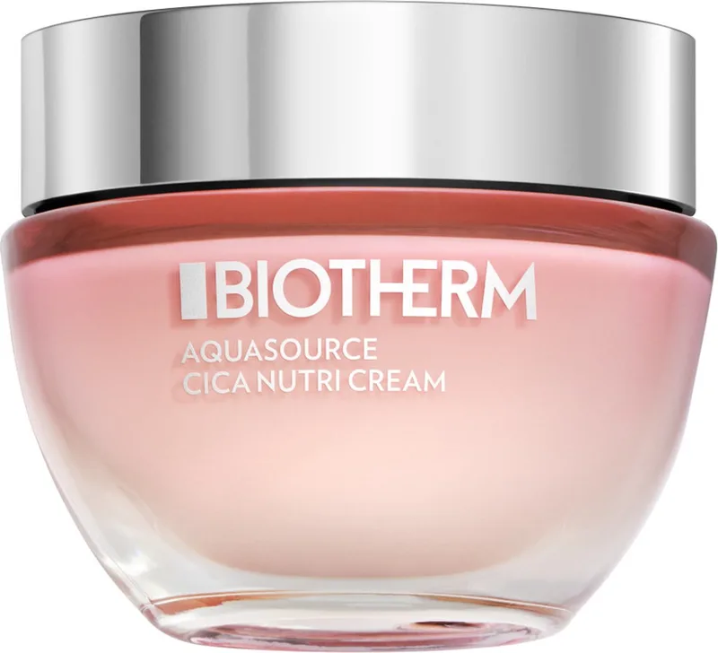 Aquasource Cica Nutri Cream – Hydraterende Gezichtscrème Voor Vrouwen - Voor Droge en Gevoelige Huid - Ceramiden fra Biotherm i 50 ml – produktbillede