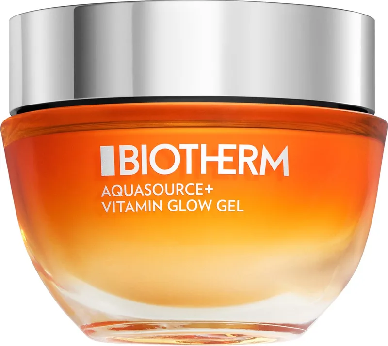 Aquasource+ Vitamin Glow Gel - Hydraterende Gezichtsverzorging voor Vrouwen - Voor een stralende huid - Niacinamide von Biotherm in 50 ml – Produktfoto