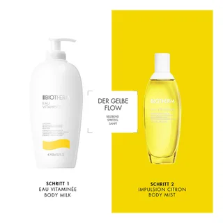Body Mist – Eau Vitaminée Impulsion Citron – Verfrissende Citrus Body Mist – Noten van Citroen, Fresia, Jasmijn & White Musk fra Biotherm i 100 ml – produktbillede 3 af 4
