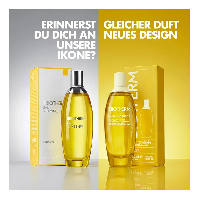 Body Mist – Eau Vitaminée Impulsion Citron – Verfrissende Citrus Body Mist – Noten van Citroen, Fresia, Jasmijn & White Musk fra Biotherm i 100 ml – produktbillede 4 af 4