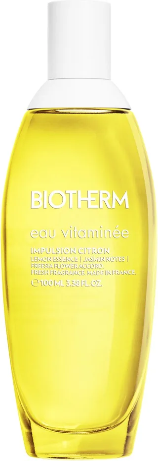 Body Mist – Eau Vitaminée Impulsion Citron – Verfrissende Citrus Body Mist – Noten van Citroen, Fresia, Jasmijn & White Musk fra Biotherm i 100 ml – produktbillede 1 af 4