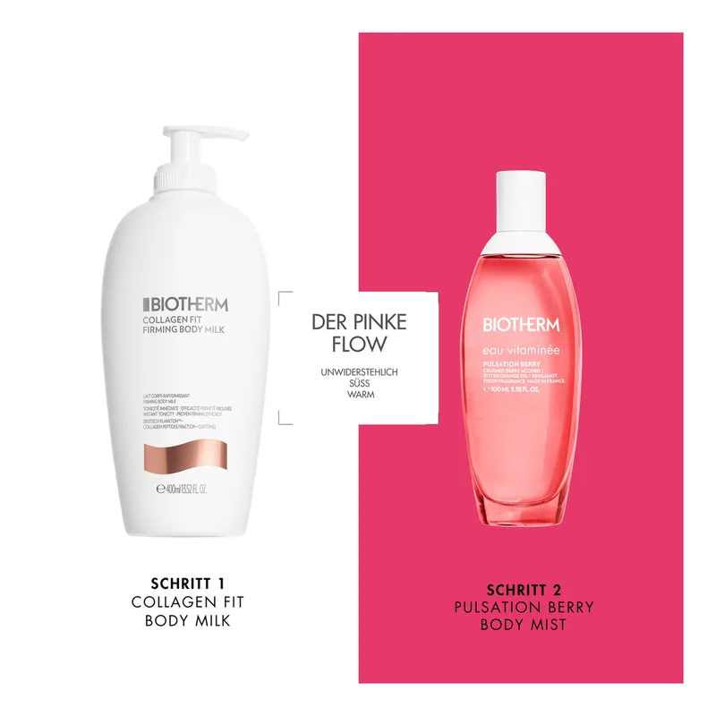 Body Mist – Eau Vitaminée Pulsation Berry – Verfrissende Fruitige Bodymist – Noten van Framboos, Bergamot, Sinaasappelolie & Cederhout fra Biotherm i 100 ml – produktbillede 3 af 4