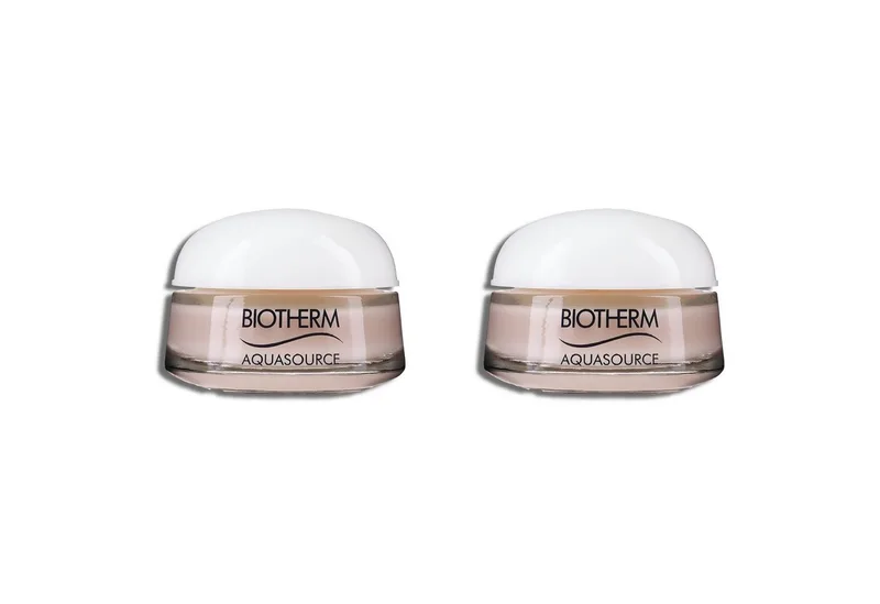 Gesichtspflege Aquasource Rich Tages Creme Feuchtigkeitscreme 2x15ml, 2-tlg. fra Biotherm – produktbillede