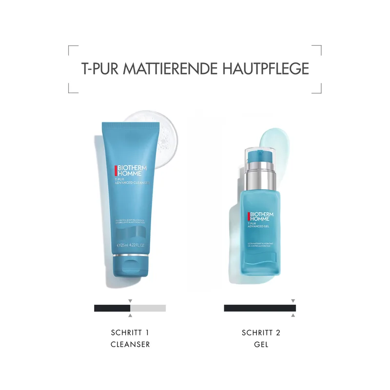 T-Pur Advanced Cleanser Reinigingsgel fra Biotherm i 125 ml – produktbillede 2 af 5