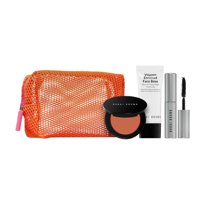 Blush & Glow Vitamin Enriched Face Base 3,7 g + 15 ml + 3 ml Set 3-teilig fra Bobbi Brown – produktbillede