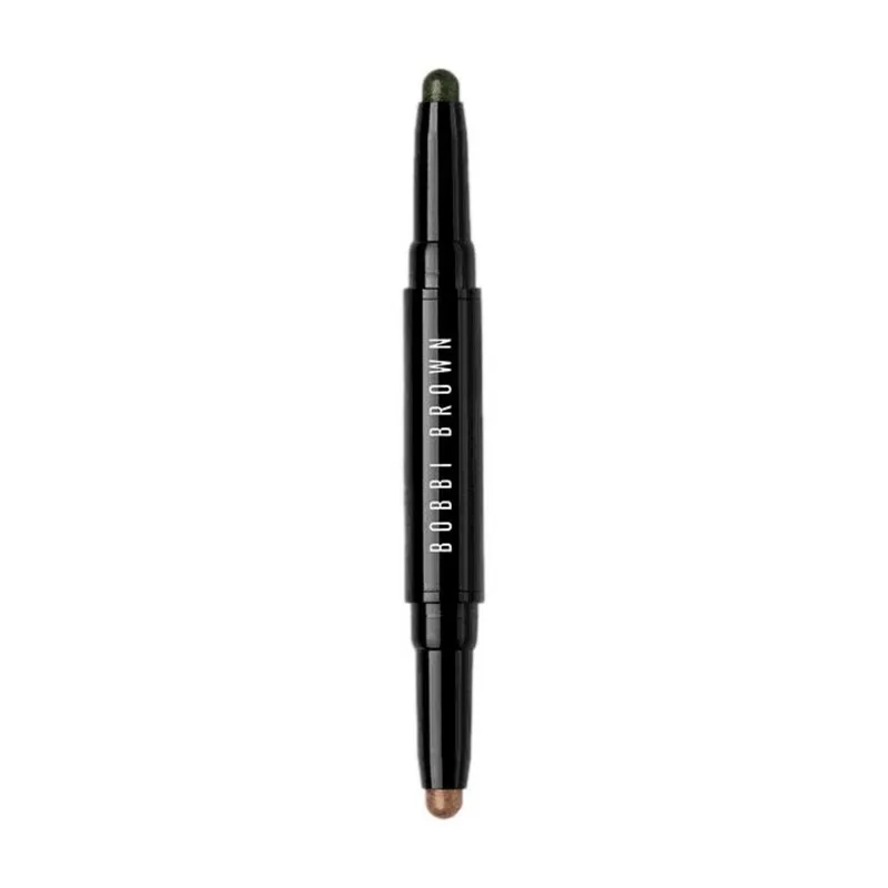 Dual-Ended Long-Wear Cream Shadow Stick de Bobbi Brown en 01-Café, Gilded Green – photo du produit