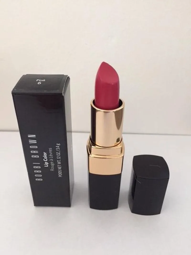 Lip Color Pink 6 - Matte finish met vitamine C, E en bijenwas by Bobbi Brown in 6 Pink – product photo