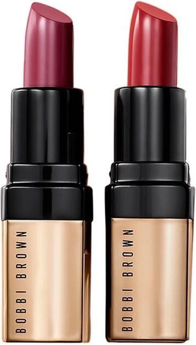 Mini Luxe Lip Color – Hibiscus + Parisian Red Set fra Bobbi Brown i Rød – produktbillede