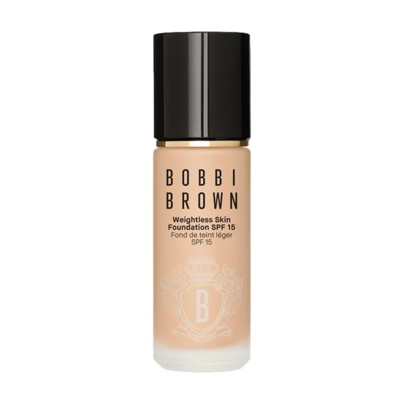 Skin Weightless Foundation SPF 15 fra Bobbi Brown i W046-Warm Beige – produktbillede 1 af 2