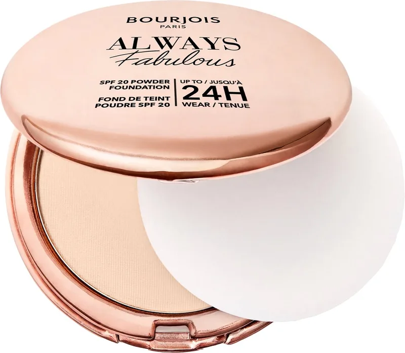 Always Fabulous Pressed Powder 7 G van Bourjois in 100 Rose Ivory – productfoto