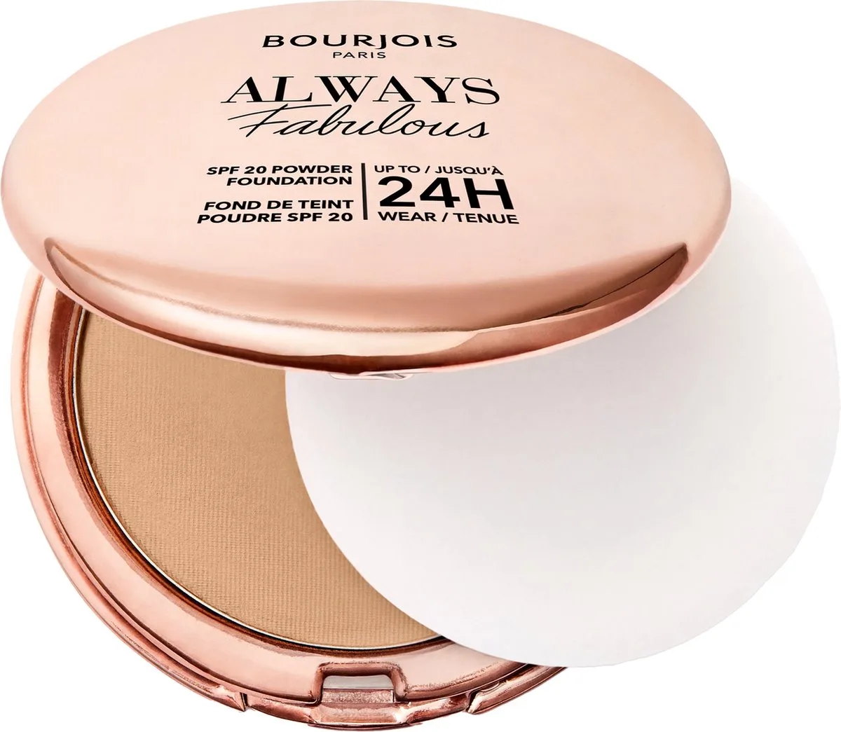 Always Fabulous Pressed Powder 7 G van Bourjois in 425 Honey – productfoto