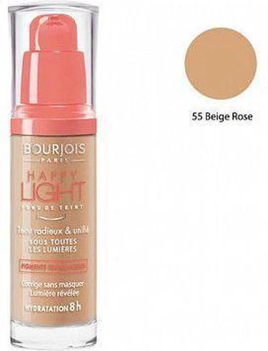Happy Light Foundation - 55 Rosé van Bourjois in Beige – productfoto