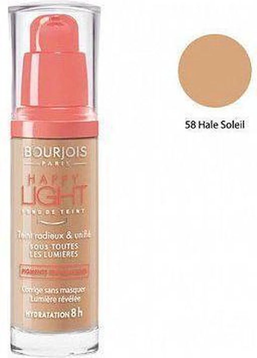 Happy Light Foundation - 58 Hale Ensoleille van Bourjois in Licht bruin – productfoto