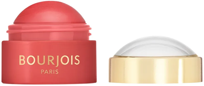 Little Round Pot Cream Blush, 03 Berry, Kan in meerdere laagjes worden aangebracht, Blijft de hele dag zitten, Zachte, vervaagbare formule, Natuurlijke blos, 8,5 g de Bourjois en 04 Sunbeam Peach – photo du produit