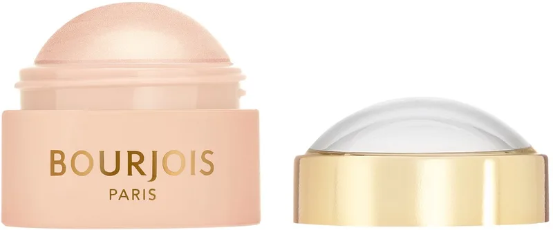 Little Round Pot Cream Blush, Highlighter, Kan in meerdere laagjes worden aangebracht, Blijft de hele dag zitten, Zachte, vervaagbare formule, Natuurlijke blos, 8,5 g de Bourjois en 00 Highlighter – photo du produit