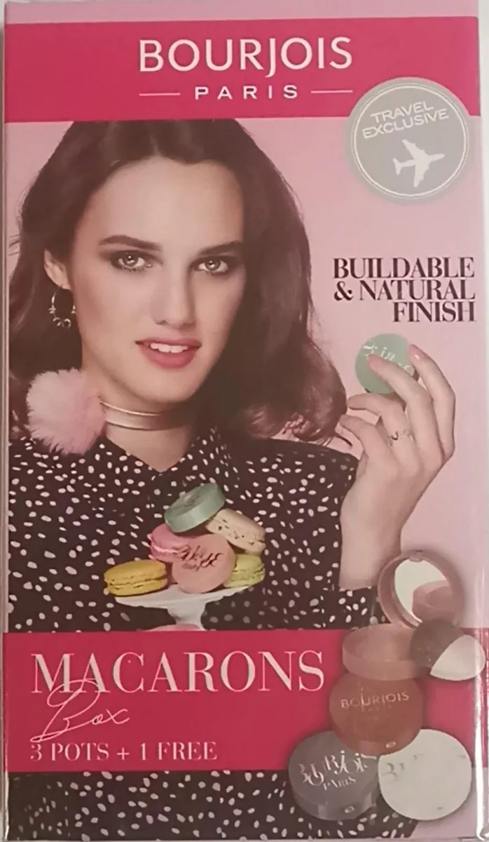 Paris-Oogschaduw-buildable & natural finish- Macarons- 3 POTS+1 GRATIS van Bourjois in 09 luniaire-15 parme-ticuliere- 72 tomette blush-85 sienne blush – productfoto