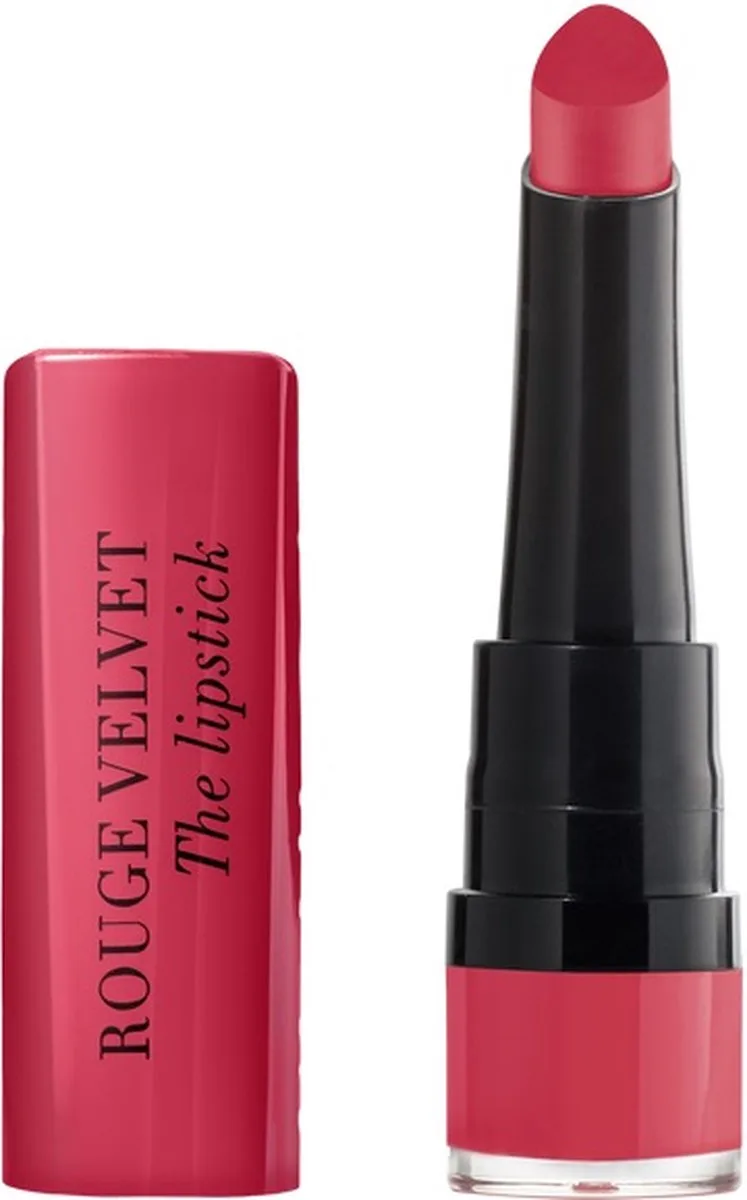 Rouge Velvet The Lipstick Regular 2.40 G van Bourjois in 04 Hip Hip Pink – productfoto