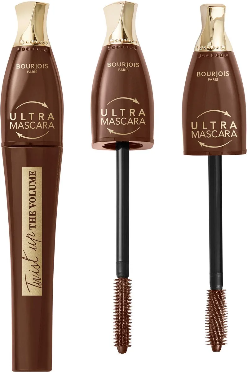 Twist Up The Volume Mascara - 002 Ultra Brown van Bourjois in 002 Ultra Brown – productfoto