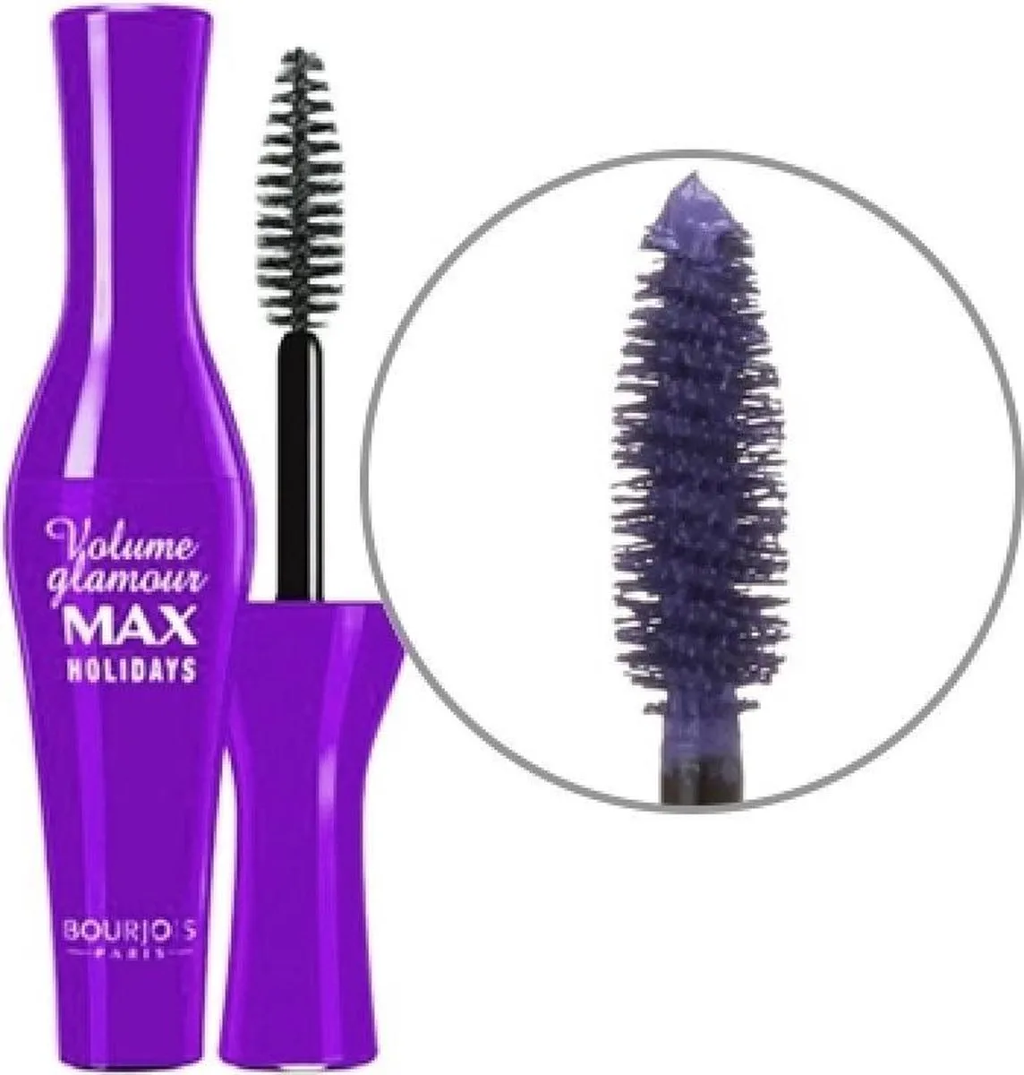 Volume Glamour Max Holidays Mascara - Purple Mania von Bourjois in Donker Paars – Produktfoto