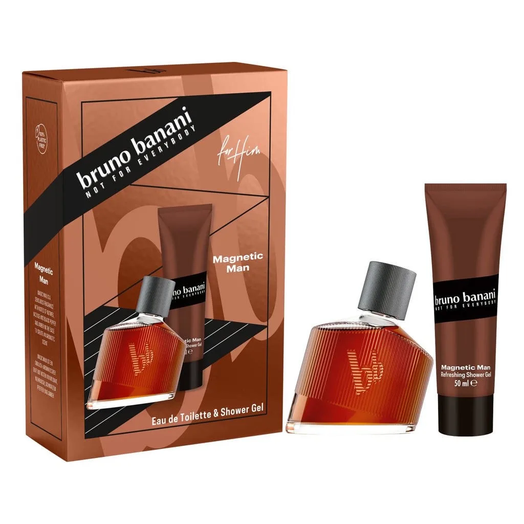 B.Banani Magnetic Man EdT 30ml + SG 50ml von Bruno Banani – Produktfoto